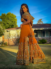 Load image into Gallery viewer, Royal Sunset Sharara Pants Set
