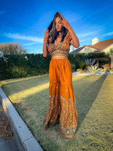 Load image into Gallery viewer, Royal Sunset Sharara Pants Set
