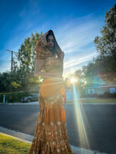 Load image into Gallery viewer, Royal Sunset Sharara Pants Set
