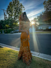 Load image into Gallery viewer, Royal Sunset Sharara Pants Set
