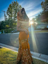 Load image into Gallery viewer, Royal Sunset Sharara Pants Set
