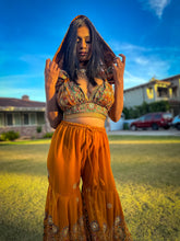 Load image into Gallery viewer, Royal Sunset Sharara Pants Set
