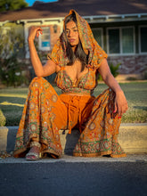 Load image into Gallery viewer, Royal Sunset Sharara Pants Set
