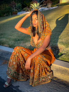 Royal Sunset Sharara Pants Set