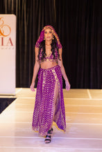 Load image into Gallery viewer, Amethyst Gold Goddess Set
