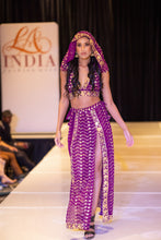 Load image into Gallery viewer, Amethyst Gold Goddess Set
