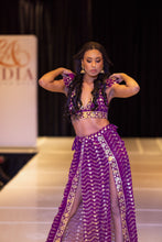 Load image into Gallery viewer, Amethyst Gold Goddess Set
