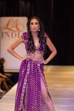 Load image into Gallery viewer, Amethyst Gold Goddess Set
