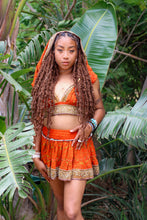 Load image into Gallery viewer, Sunset Fire Micro Mini Skirt Set
