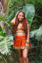 Load image into Gallery viewer, Sunset Fire Micro Mini Skirt Set
