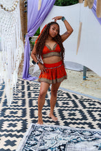 Load image into Gallery viewer, Sunset Fire Micro Mini Skirt Set
