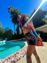 Load image into Gallery viewer, Bohemian Sunset hoodie wrap top
