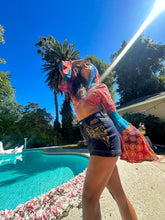 Load image into Gallery viewer, Bohemian Sunset hoodie wrap top
