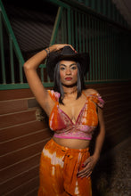 Load image into Gallery viewer, Tie Dye Cowgirl Sharara Pants Set

