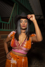 Load image into Gallery viewer, Tie Dye Cowgirl Sharara Pants Set
