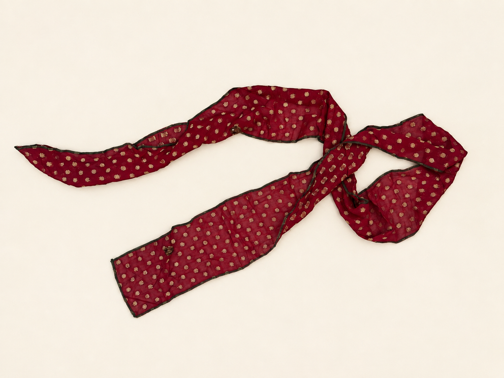 Golden Ruby Pixie Top — approved cleaned separate matching scarf