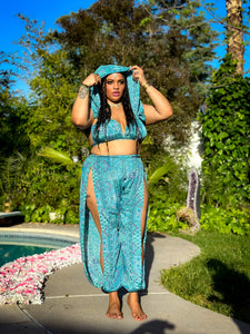 Turquoise Dreams Jasmine Set (PLUS SIZE LARGE CUP SIZE)