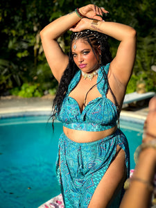 Turquoise Dreams Jasmine Set (PLUS SIZE LARGE CUP SIZE)