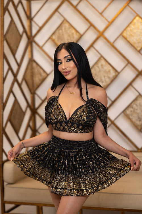 Black Lotus Jasmine top