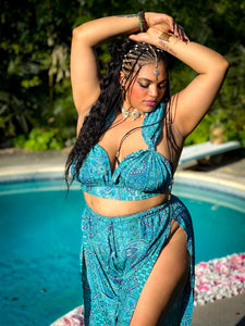 Turquoise Dreams Jasmine Set (PLUS SIZE LARGE CUP SIZE)