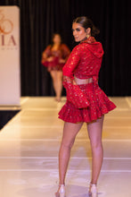 Load image into Gallery viewer, Rose Warrior Micro Mini Skirt Set
