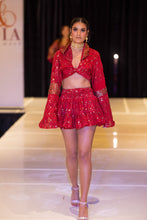 Load image into Gallery viewer, Rose Warrior Micro Mini Skirt Set
