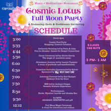 Load image into Gallery viewer, Cosmic Lotus Full Moon Party : A Gods &amp; Goddesses Gathering
