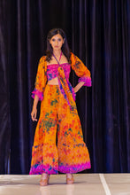 Load image into Gallery viewer, Tropical Mimosa Sharara Pants Set
