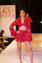 Load image into Gallery viewer, Rose Warrior Micro Mini Skirt Set
