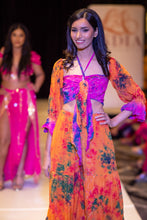 Load image into Gallery viewer, Tropical Mimosa Sharara Pants Set
