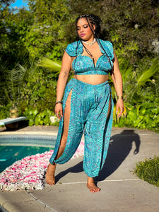 Turquoise Dreams Jasmine Set (PLUS SIZE LARGE CUP SIZE)