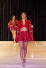 Load image into Gallery viewer, Rose Warrior Micro Mini Skirt Set
