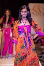 Load image into Gallery viewer, Tropical Mimosa Sharara Pants Set

