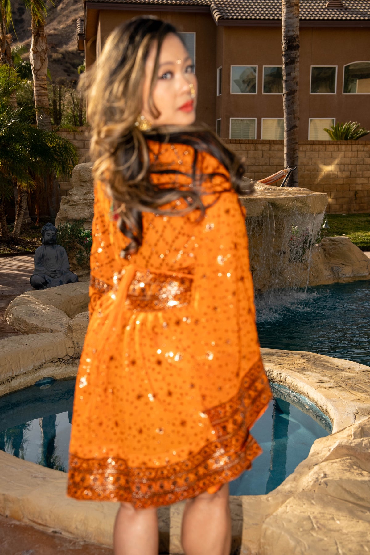 Fire Princess Babydoll Dress