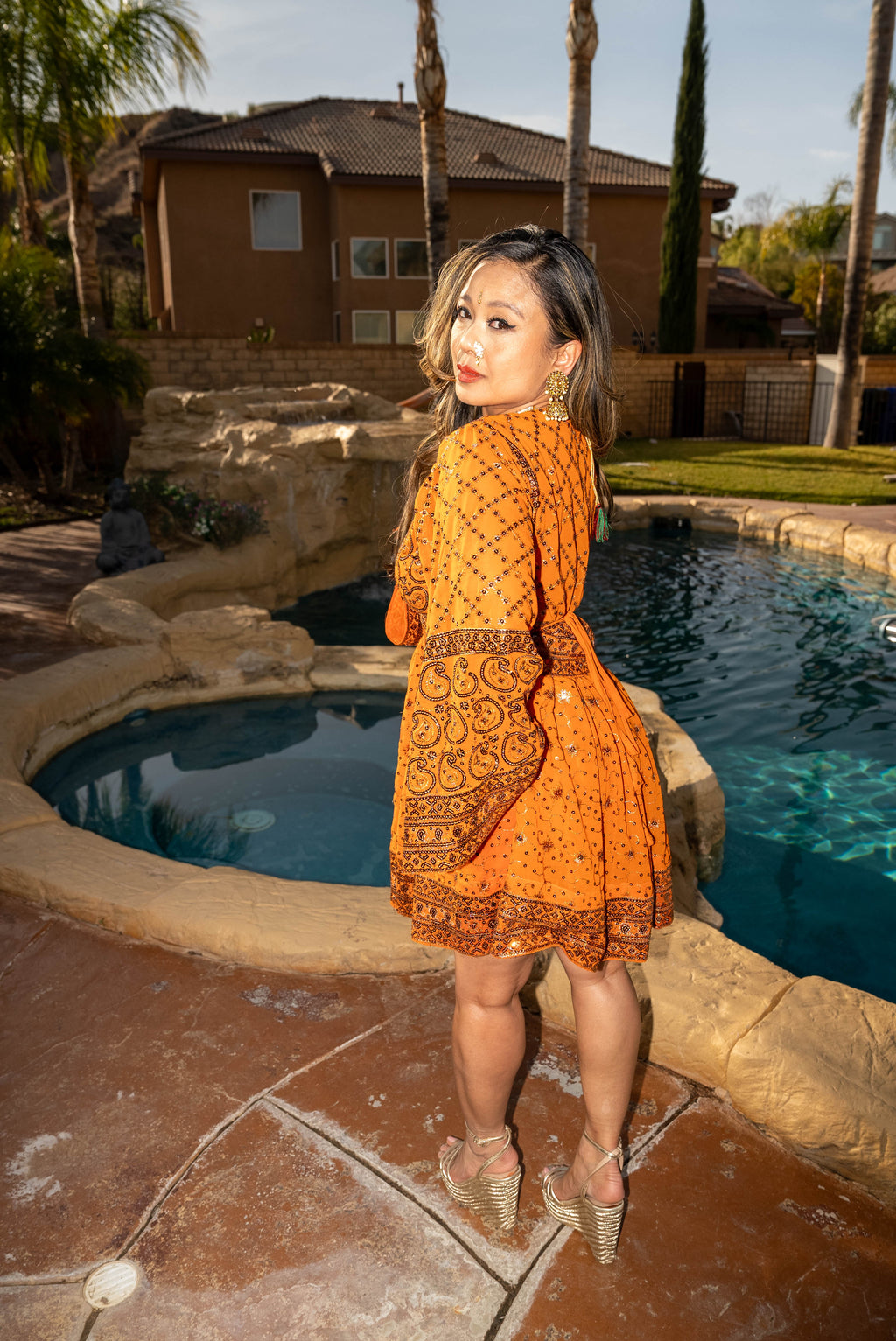 Fire Princess Babydoll Dress