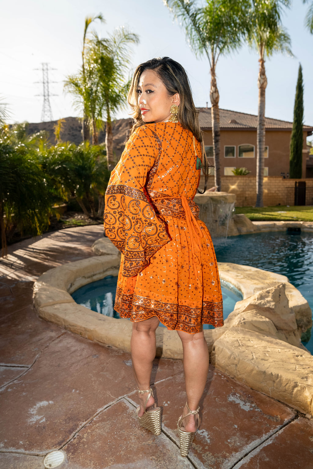 Fire Princess Babydoll Dress