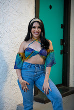 Load image into Gallery viewer, Blue Moonstone Aura Wrap Top
