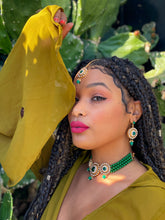Load image into Gallery viewer, The Emerald Empire Necklace Set
