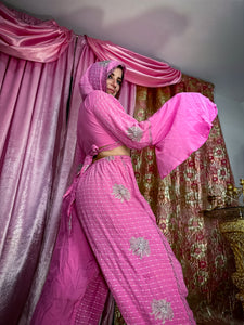 Pink Angel Jasmine Lounge Set (No Slits)