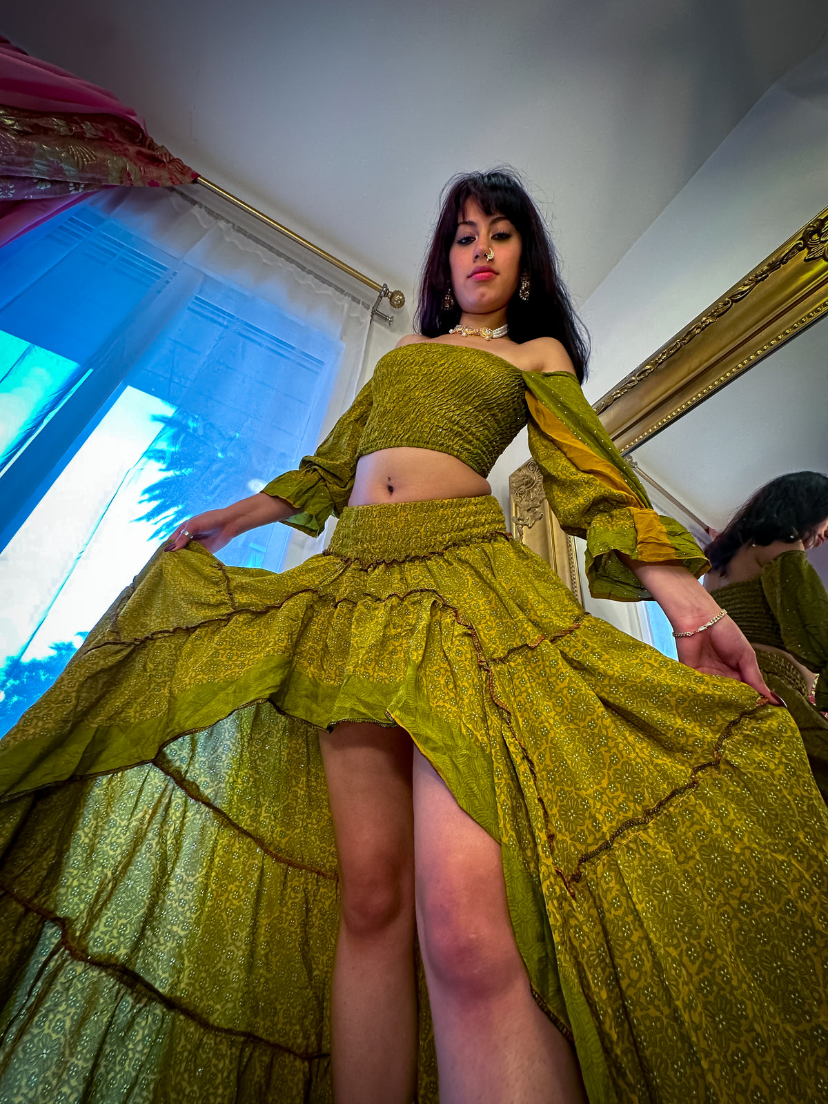 Forest Flower Bollywood Set