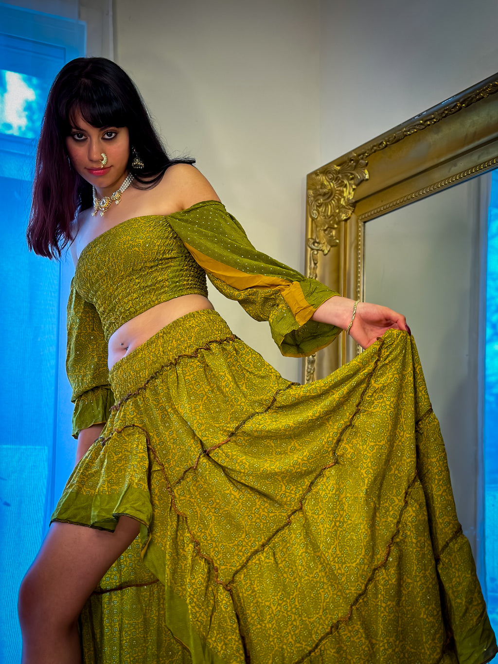 Forest Flower Bollywood Set