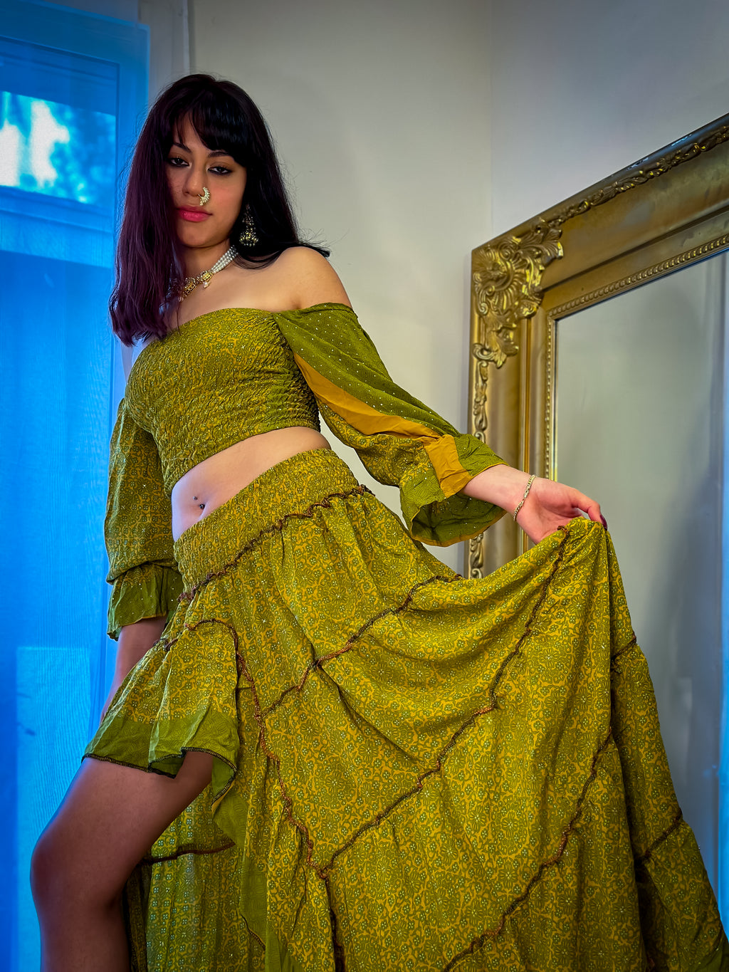Forest Flower Bollywood Set