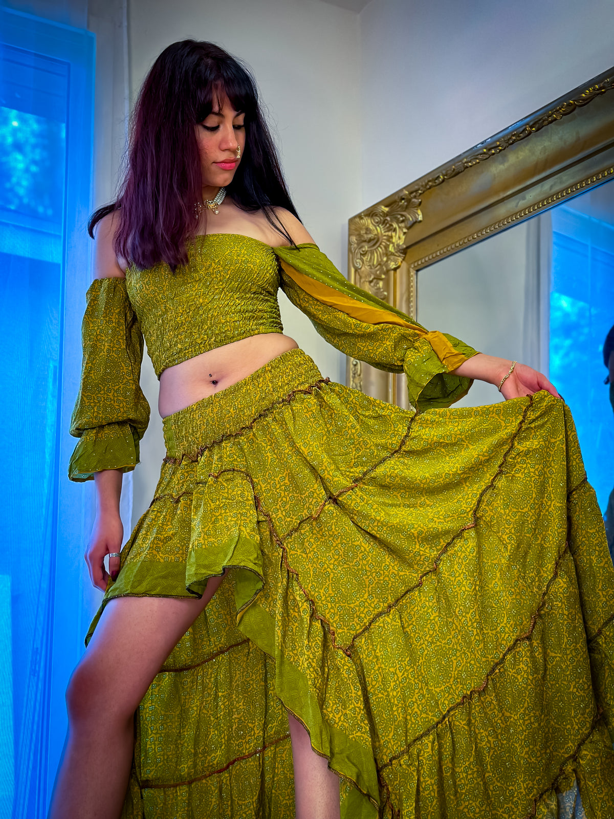 Forest Flower Bollywood Set