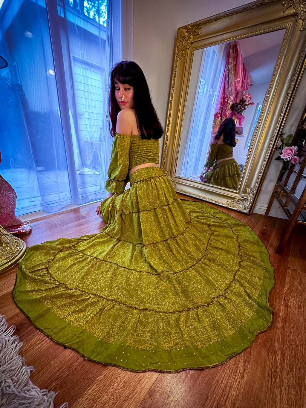 Forest Flower Bollywood Set