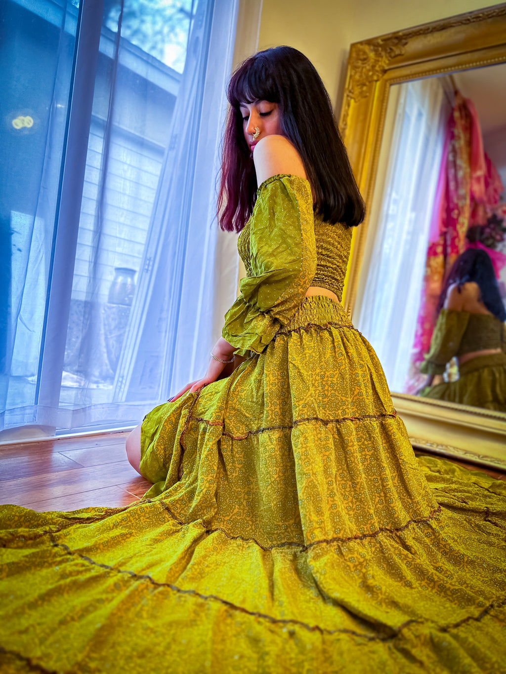 Forest Flower Bollywood Set