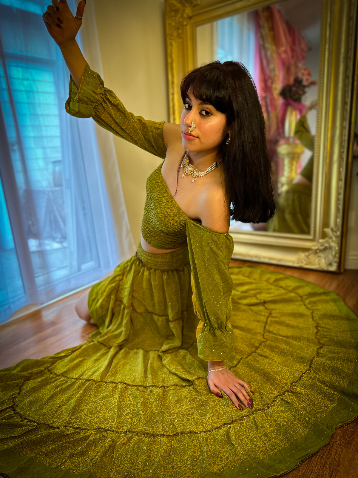 Forest Flower Bollywood Set