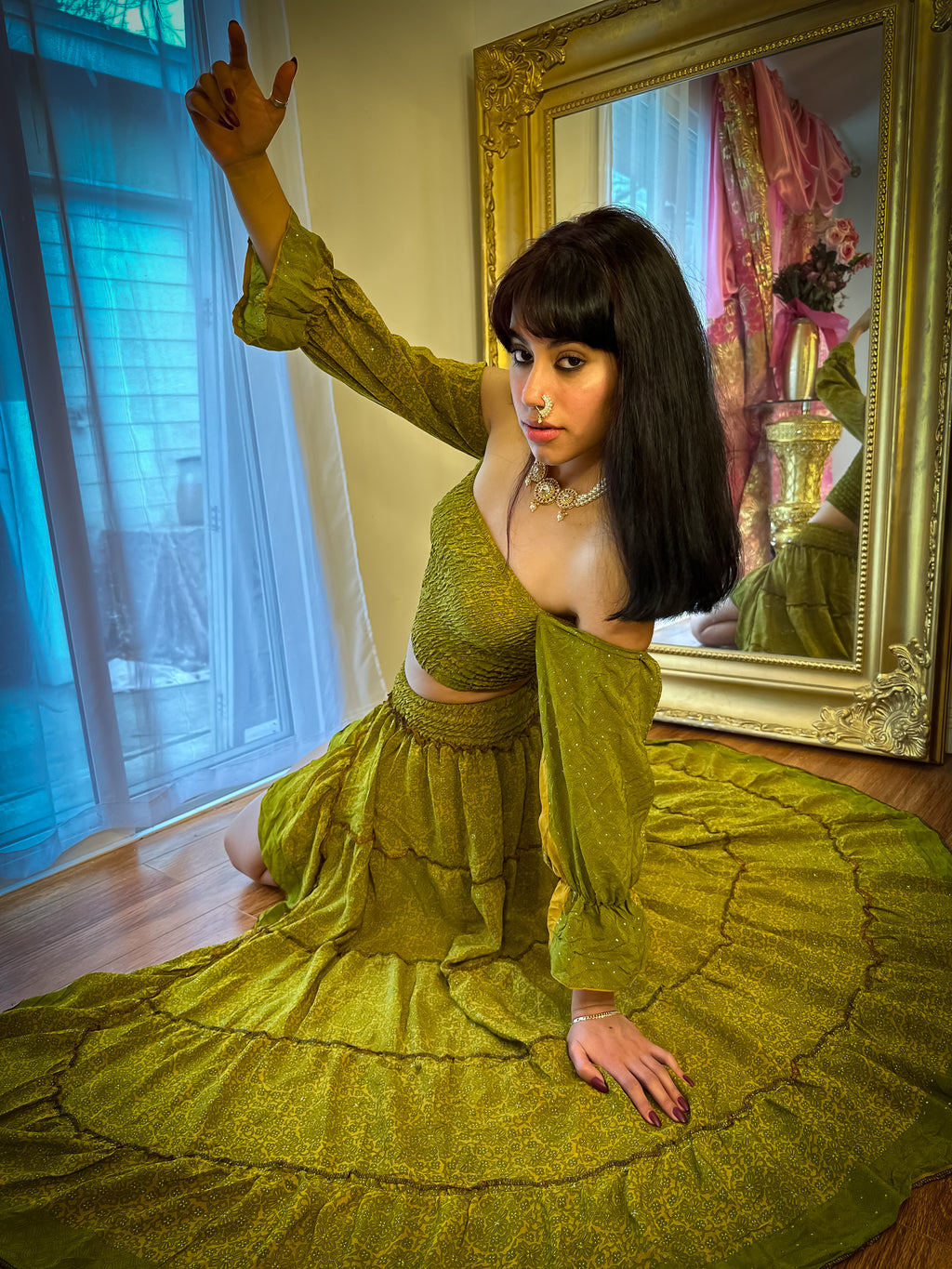 Forest Flower Bollywood Set