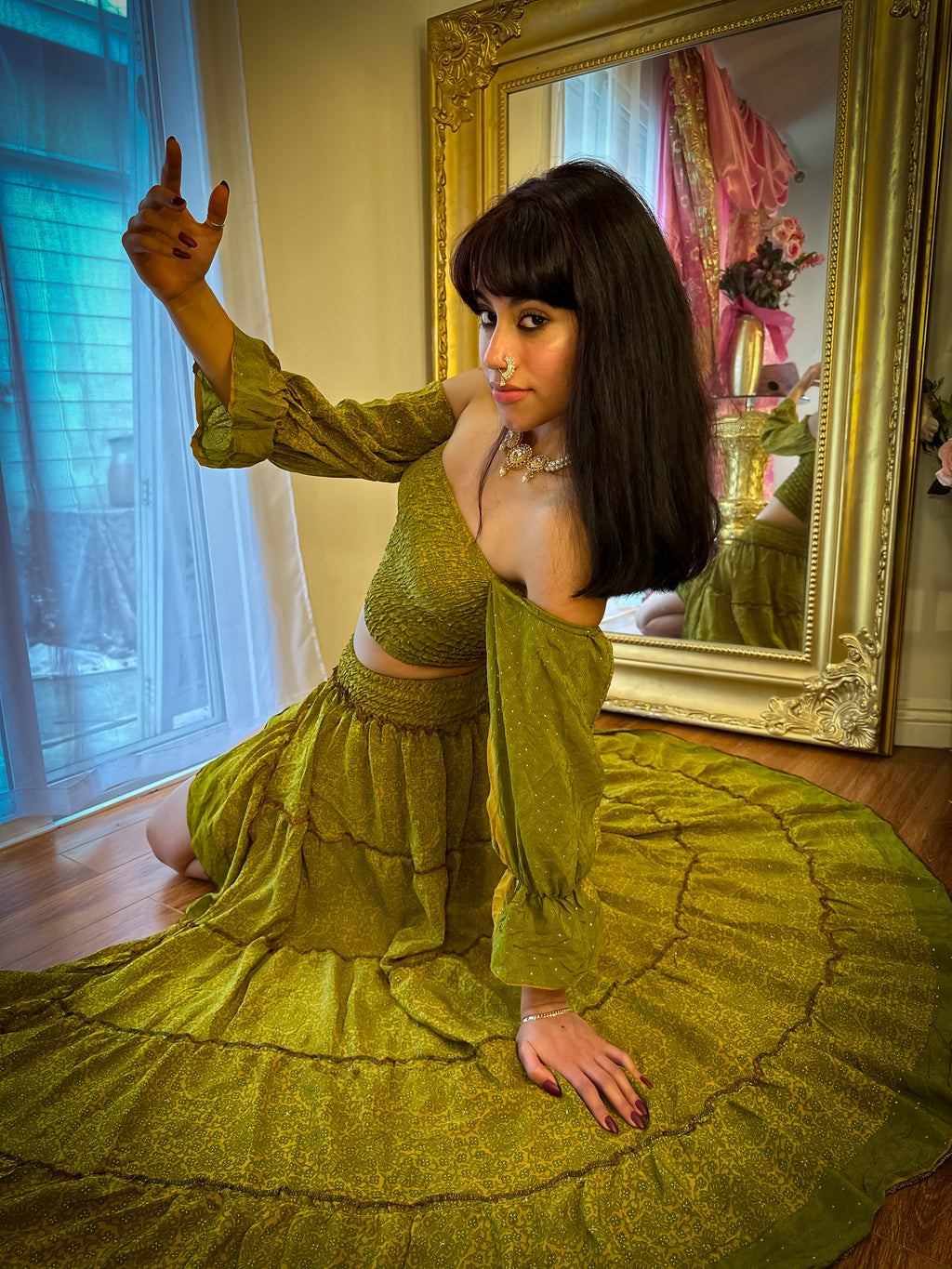 Forest Flower Bollywood Set