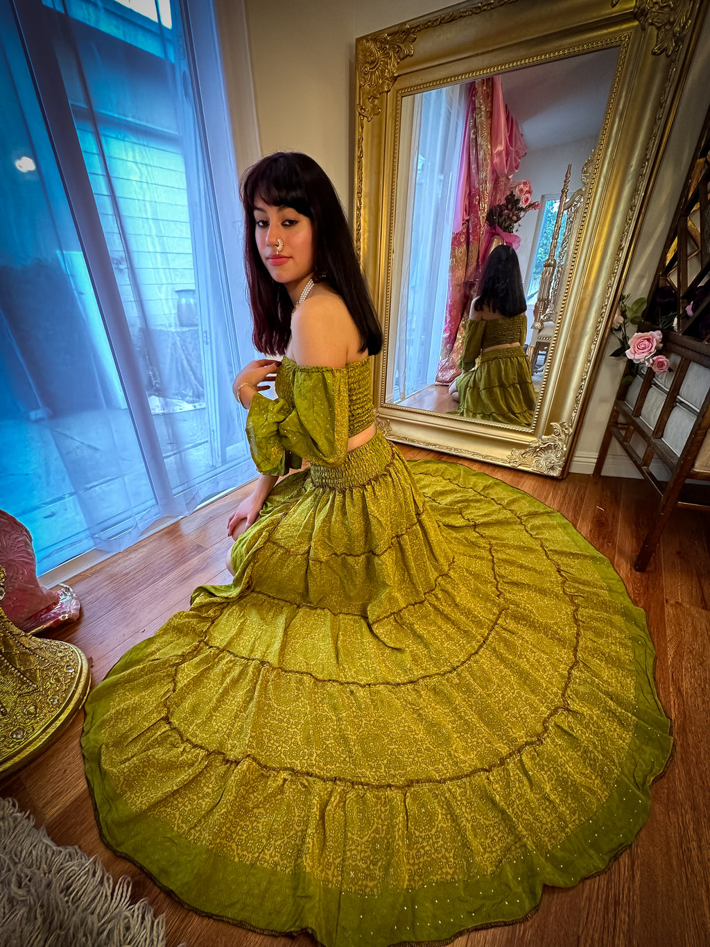 Forest Flower Bollywood Set