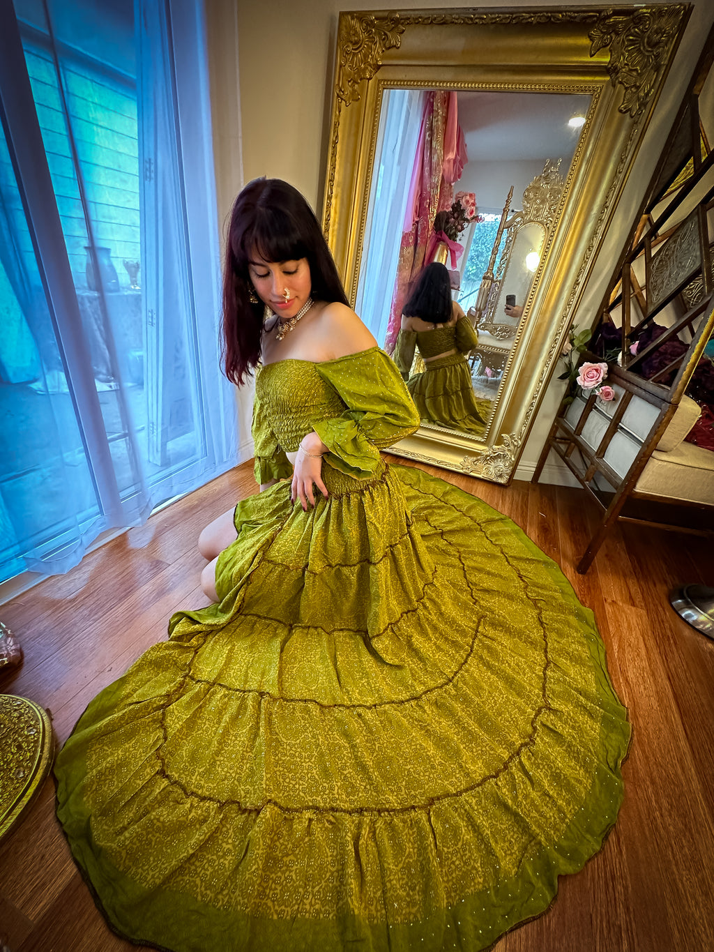 Forest Flower Bollywood Set